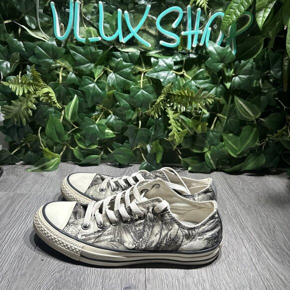 Converse Chuck Taylor All Star Women’s Satin Floral OX 559864C Low Shoes Size 8 - Picture 4 of 9